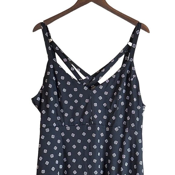 Nine Britton Women's Brushed Knit Sun Dress Black White Size 1X NWT - Picture 5 of 9